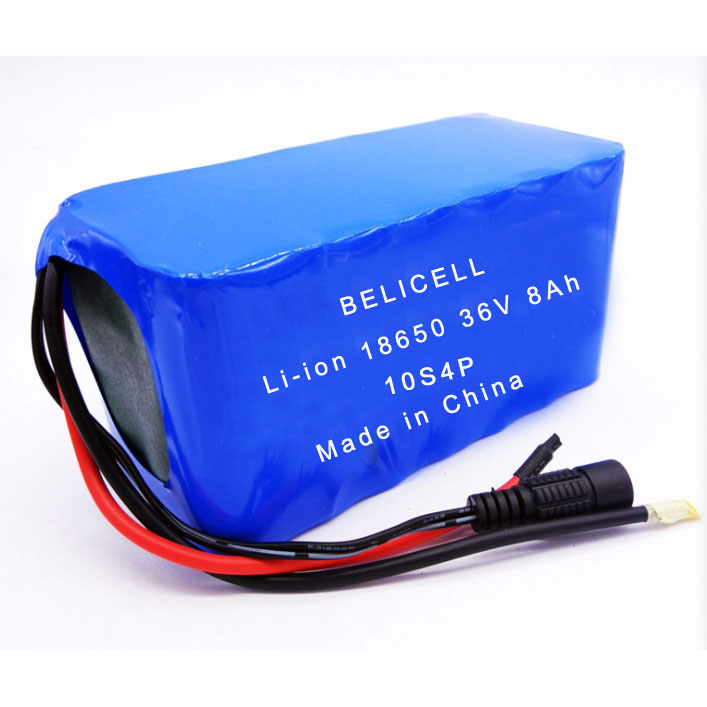 Lithium ion battery pack 18650 36V 8Ah