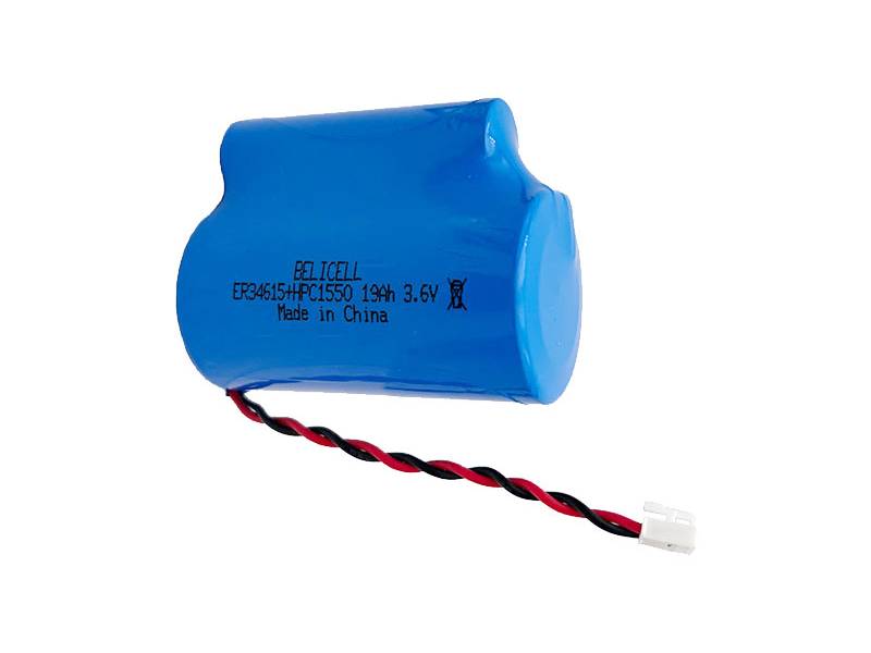 Can the HPC1550 Pulse Capacitor Support LoRaWAN Peak Transmissions in an ER34615 Battery Pack?